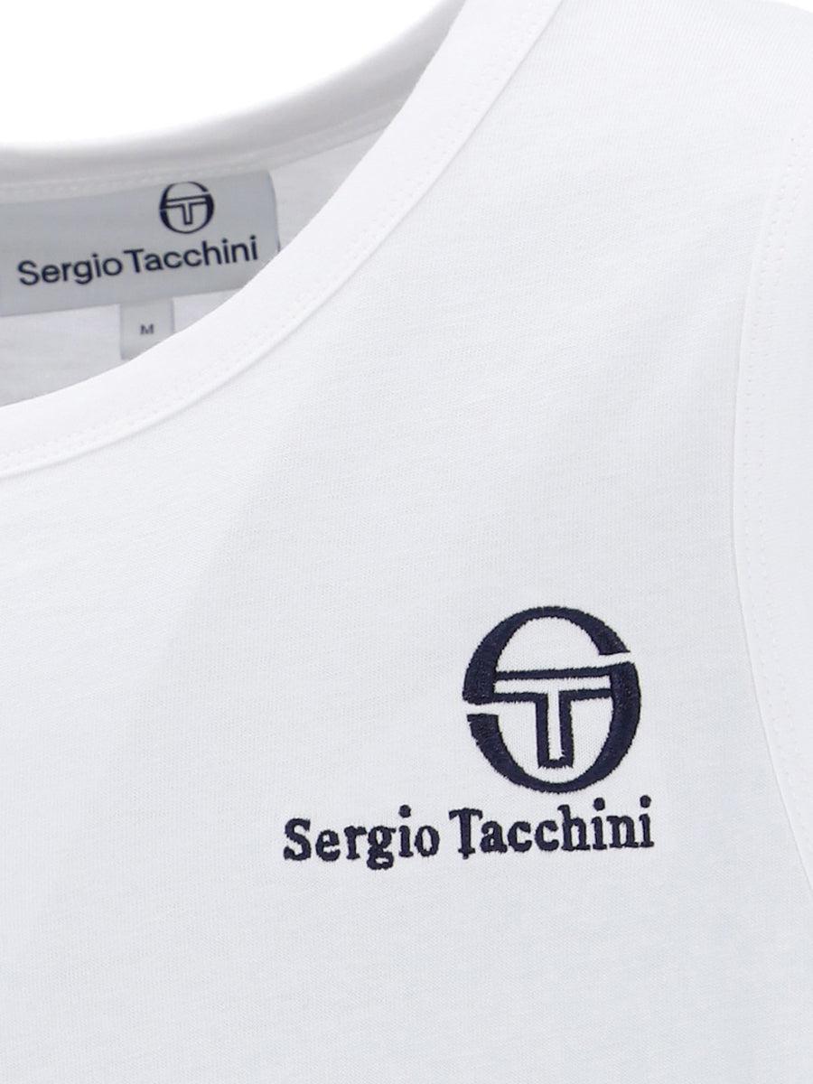 Sergio Tacchini Sawyer Vest - White-SPIRALSEVEN DESIGNER MENSWEAR UK