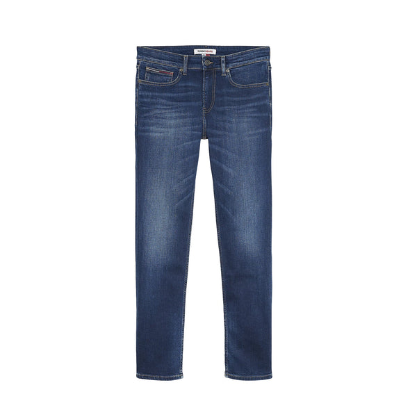 Tommy Jeans Scanton Slim Faded Jeans Aspen Dark Blue Stretch-SPIRALSEVEN DESIGNER MENSWEAR UK