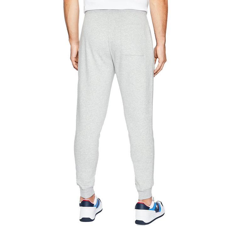 Tommy Jeans Slim Fleece Joggers Light Grey Heather-SPIRALSEVEN DESIGNER MENSWEAR UK