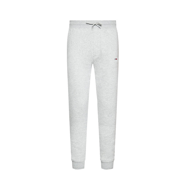 Tommy Jeans Slim Fleece Joggers Light Grey Heather-SPIRALSEVEN DESIGNER MENSWEAR UK