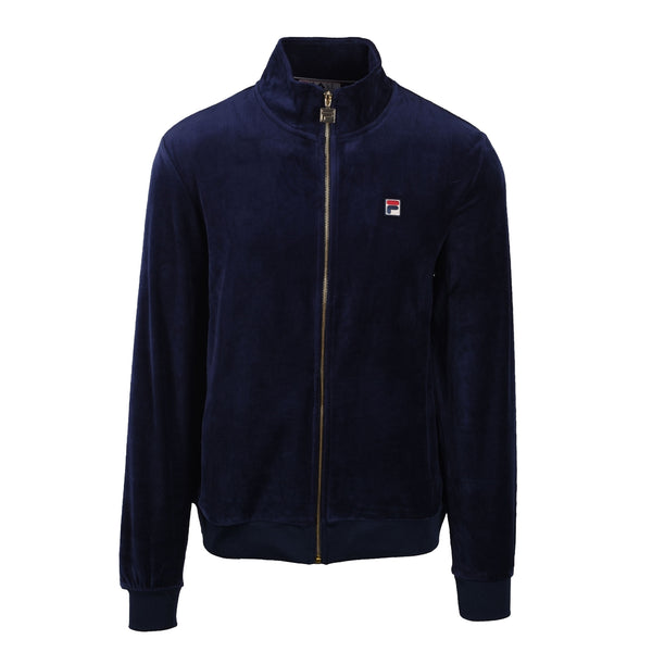 Fila Marc Velour Track Top Jacket Fila Navy