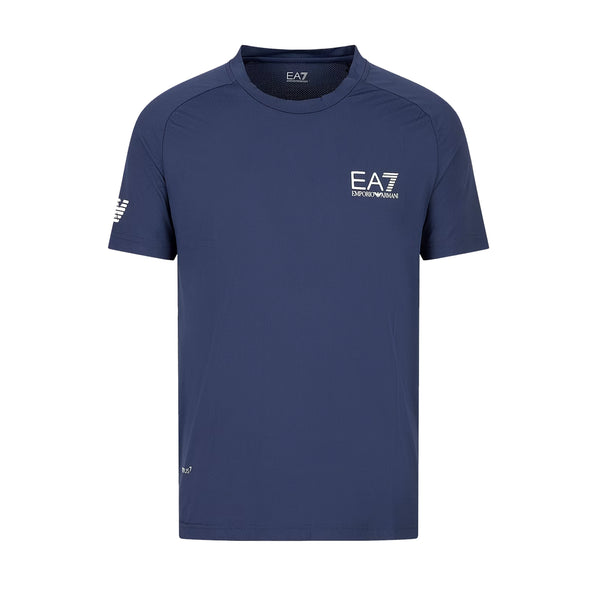 EA7 Emporio Armani Tennis Pro VENTUS7 T-Shirt Navy Blue