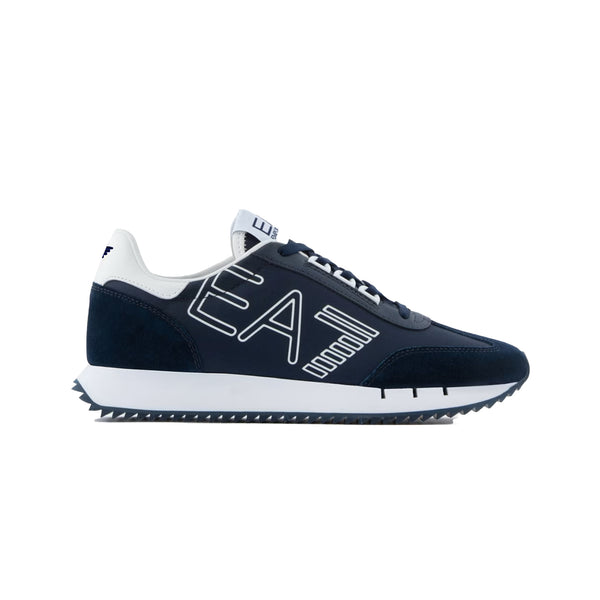 EA7 Emporio Armani Vintage Trainers Navy/White/Navy