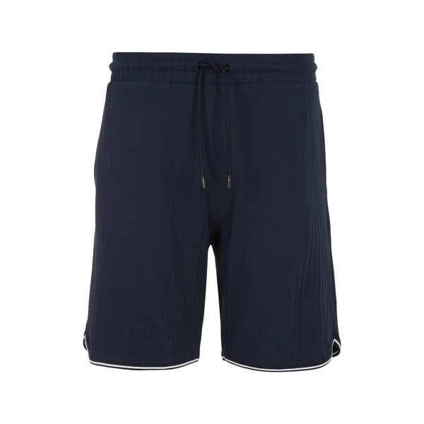 Emporio Armani Lounge Waffle Bermuda Shorts Armani Blue