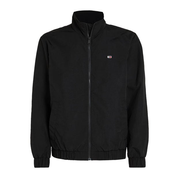 Tommy Jeans Essential Zip Windbreaker Jacket Black