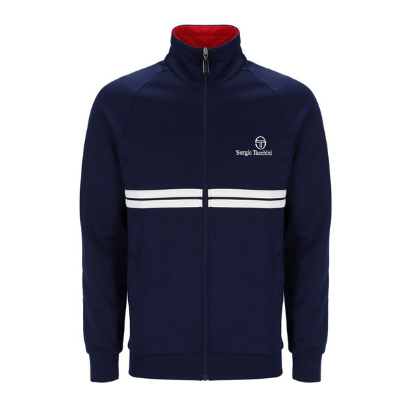 Sergio Tacchini New Dallas Track Top Jacket Maritime Blue/Adrenaline Rush/White